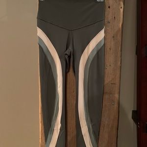 Aerie Green Yoga Crop Pant